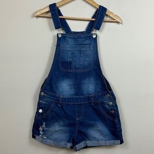 Cotton On	Overalls	Blue 	Denim Shorts	Size	8